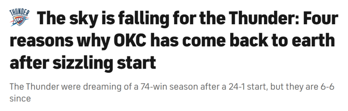 雷霆天要塌了？详解高开低走4大原因：失去罚球优势+三分投射不稳|亚历山大|俄克拉荷马雷霆队|明尼苏达森林狼队|圣安东尼奥马刺队|金州勇士队_新浪体育_新浪新闻